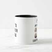 Ruheständlerin geht weg mit Fotos Tasse (Zentrum)