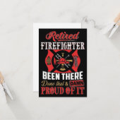 Ruheständlerin Karte (Vorderseite/Rückseite Beispiel)