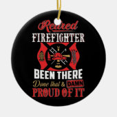 Ruheständlerin Keramik Ornament (Vorne)