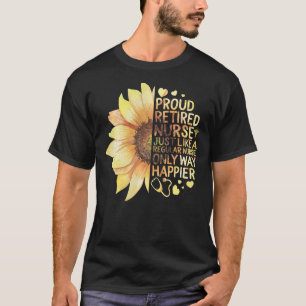 Ruheständlerin Regelmäßige Happier Rente Mama Gran T-Shirt