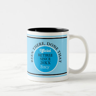 Ruheständlers individuelles Spaß-Tasse Zweifarbige Tasse