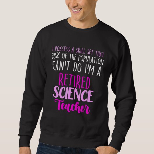 Ruheständlicher Lehrer Schulruhestand 13 Sweatshirt (Vorderseite)