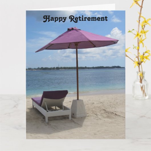 Ruhestandplatz Karte (Gelbe Blume)