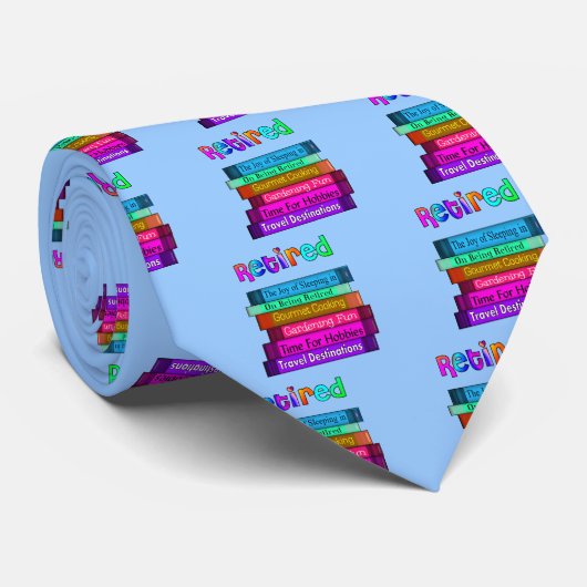 Ruhestands-Geschenk-einzigartiger Stapel des Krawatte (Gerollt)