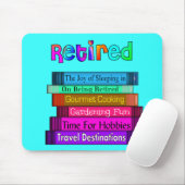 Ruhestands-Geschenk-einzigartiger Stapel des Mousepad (Mit Mouse)