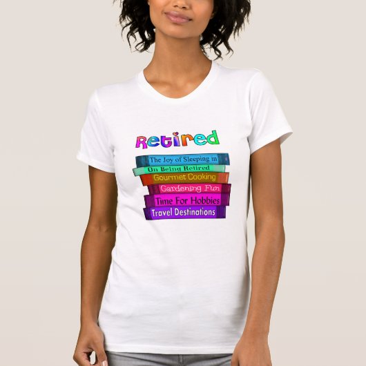 Ruhestands-Geschenk-einzigartiger Stapel des T-Shirt (Vorderseite)