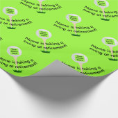 Ruhestands-Geschenk-Verpackung (Golf) Geschenkpapier (Ecke)