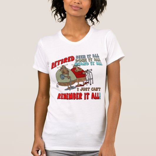 Ruhestands-Geschenke und Ruhestands-T - Shirts (Vorderseite)