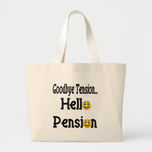 Ruhestands-Geschenke und Ruhestands-T - Shirts Jumbo Stoffbeutel