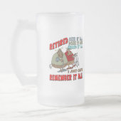Ruhestands-Geschenke und Ruhestands-T - Shirts Mattglas Bierglas (Links)
