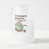 Ruhestands-Geschenke und Ruhestands-T - Shirts Mattglas Bierglas (Vorderseite Links)
