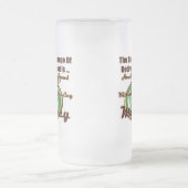 Ruhestands-Geschenke und Ruhestands-T - Shirts Mattglas Bierglas (Mittel)