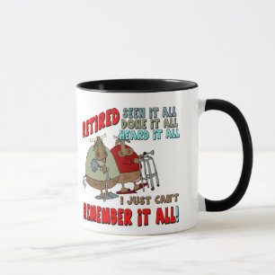 Ruhestands-Geschenke und Ruhestands-T - Shirts Tasse