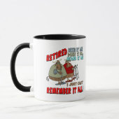 Ruhestands-Geschenke und Ruhestands-T - Shirts Tasse (Links)