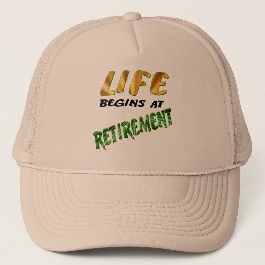 Ruhestands-Geschenke und Ruhestands-T - Shirts Truckerkappe (Vorderseite)