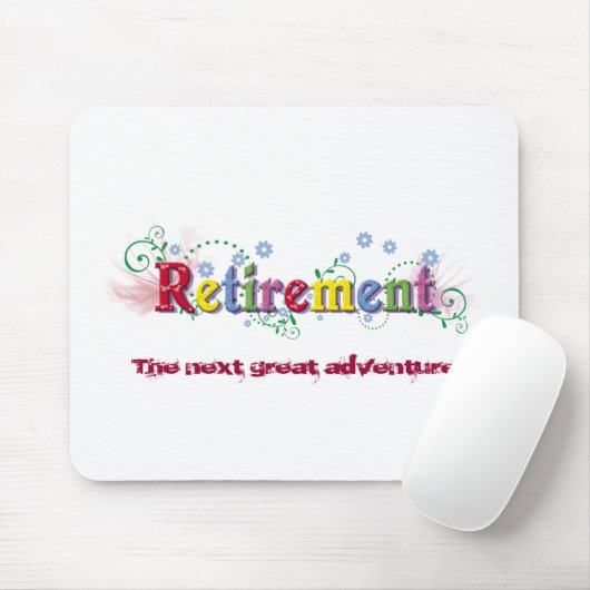 Ruhestands-Glück Mousepad (Mit Mouse)