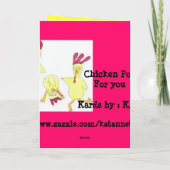 RUHESTANDS-GLÜCKWUNSCH KARTE (Rückseite)