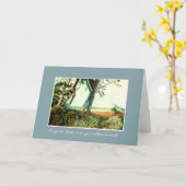 Ruhestands-Glückwunsch-Karte - Norfolk-Strand Karte (Gelbe Blume)