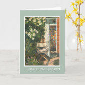 Ruhestands-Glückwunsch-Karte: Waliser-Gruß Karte (Gelbe Blume)