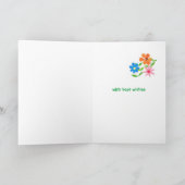 Ruhestands-Karte - Blumen-Power Karte (Innenseite)