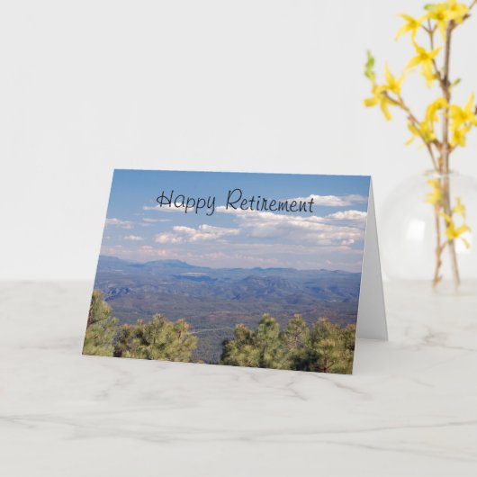 Ruhestands-Karte Karte (Gelbe Blume)