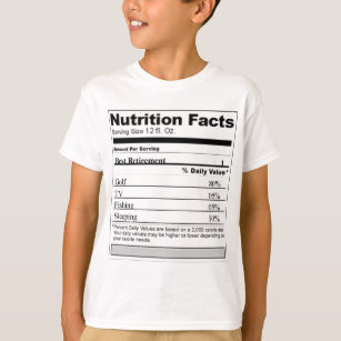 Ruhestands-lustiger Nahrungsaufkleber T-Shirt