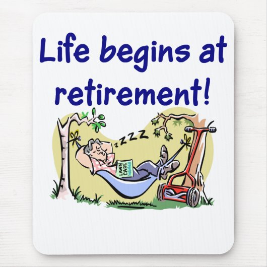 Ruhestands-Mausunterlage Mousepad (Vorne)