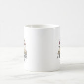 Ruhestands-Neues-Kapitel-Buch-Blumendesign Kaffeetasse (Mittel)