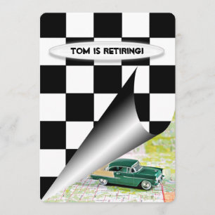Ruhestands-Oldtimer Einladung