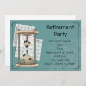 Ruhestands-Party Einladung (Vorne/Hinten)