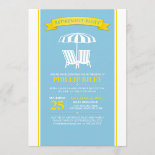 Ruhestands-Party Einladung