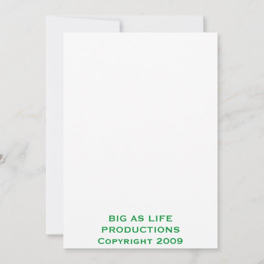 RUHESTANDS-PARTY EINLADUNG (Rückseite)