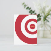 Ruhestands-Party Einladung - einfacher Ziel-Braten (Stehend Vorderseite)