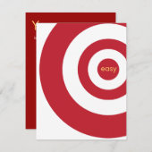 Ruhestands-Party Einladung - einfacher Ziel-Braten (Vorne/Hinten)