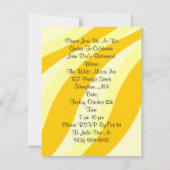 Ruhestands-Party Einladungen ~ Goldtaschen-Uhr (Rückseite)