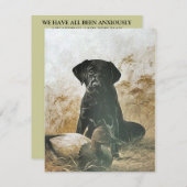 Ruhestands-Party Einladungs-bester Freund Labrador Einladung (Vorne/Hinten)