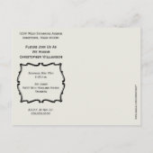 Ruhestands-Party-Foto-Karten-Vintage Einladung (Rückseite)