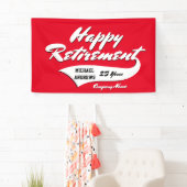 Ruhestands-Party personifizieren Banner (Insitu)