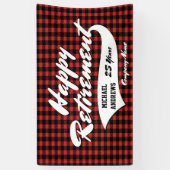 Ruhestands-Party personifizieren Banner (Vertikal)