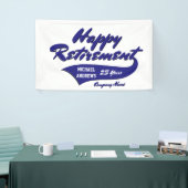 Ruhestands-Party personifizieren Banner (Messeveranstaltung)