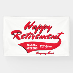 Ruhestands-Party personifizieren Banner