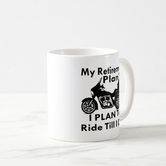 Ruhestands-Plan-Fahrt, bis ich Trike die Kaffeetasse (VorderseiteRechts)