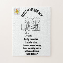 RUHESTANDS-PUZZLESPIEL PUZZLE