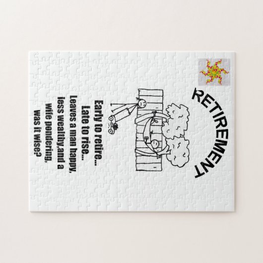 RUHESTANDS-PUZZLESPIEL PUZZLE (Horizontal)