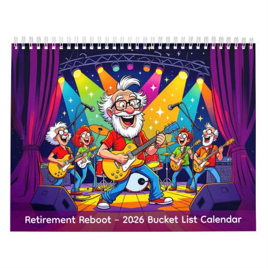 Ruhestands-Reboot - 2026 Bucket-List-Kalender Kalender (Titelbild)