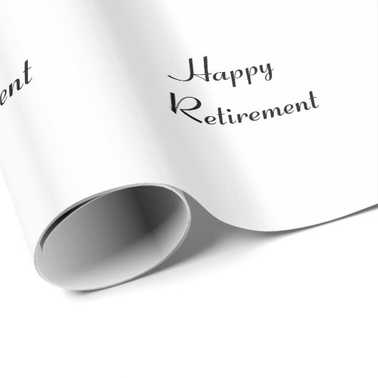 Ruhestands-, Schwarze u. weißegeschenkverpackung Geschenkpapier (Rolleneckpunkt)