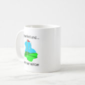 Ruhestands-Spaß für Golfspieler Kaffeetasse (Vorderseite Links)