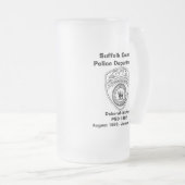 Ruhestands-Tasse Mattglas Bierglas (VorderseiteRechts)