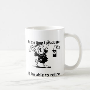 Ruhestands- und Absolvent-Tasse Kaffeetasse