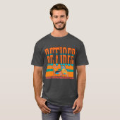 Ruhestands-Urlaubs-Design T-Shirt (Vorne ganz)